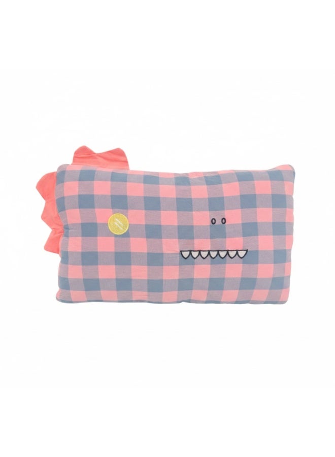 VELMORE Toddler Baby Pillow – Soft 100% Cotton Cover with Poly-Fiber Filling, Ideal Travel Pillow for Kids, Perfect for Sleeping, Bedding & Floor Use (26.67 × 45.72 cm), Available in Elegant Colors - Image 1